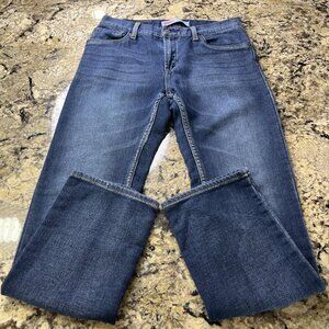 Size 29 X 29 Levi’s 511 Women’s Knit Jeans Straight Stretchy Comfy Blue CN